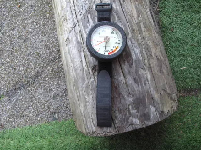 New Northern Diver 80M Depth Gauge With Max Depth Needle Comes As Shown