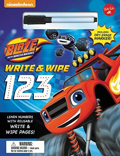 NICKELODEON'S BLAZE AND THE MONSTER MACHINES WRITE & WIPE By Walter Foster Jr.