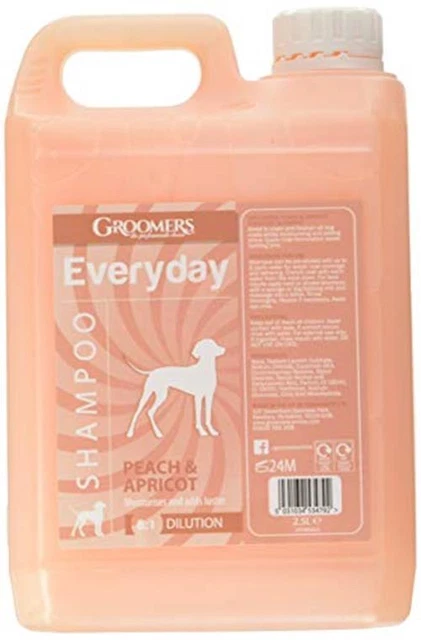 Groomers Peach & Apricot professional Dog Shampoo 2.5L