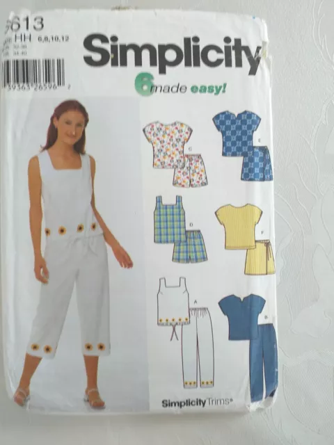 Simplicity 6613 For Child 6 - 12 years - 6 Easy Made