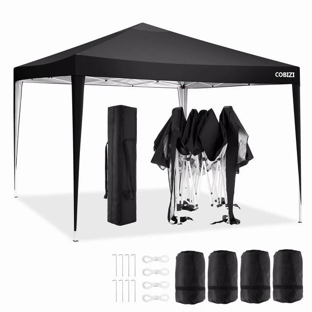 3x3m Pavillon Faltpavillon Gartenzelt PopUp Partyzelt Fest UV-Schutz 50+ Zelt
