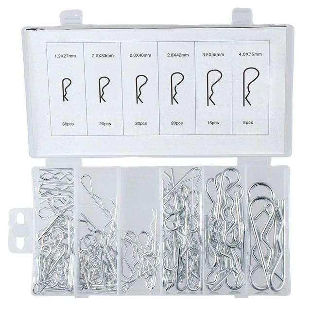 Mehrfache Größen Befestigungs befestigung Haar-Pins Cotter Pin R Form Clips