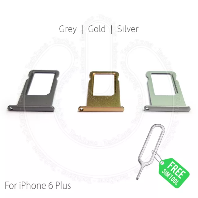 SIM Card Holder Tray Slot for iPhone 6 PLUS 5.5" + SIM Tray Ejector Tool