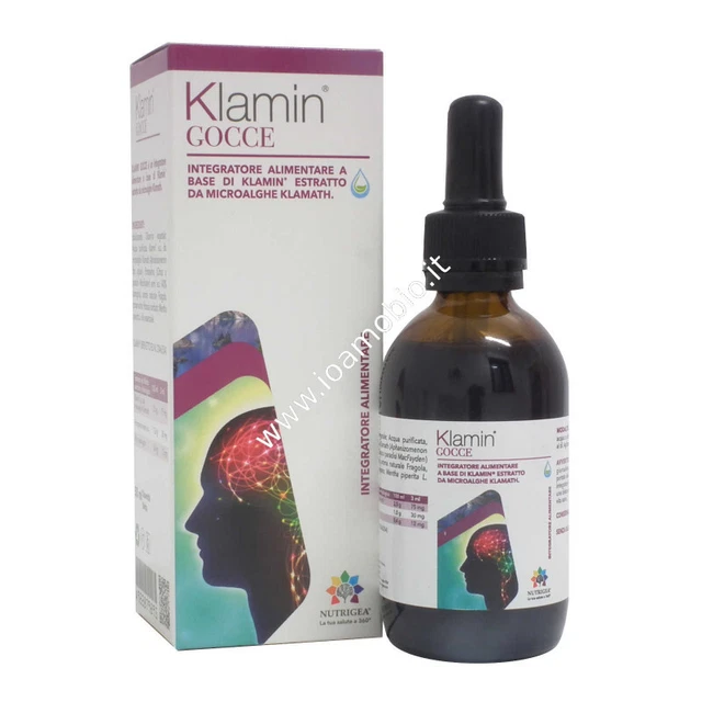 Klamin Gocce Nutrigea 50ml - Klamath - Favorisce il normale tono dell'umore