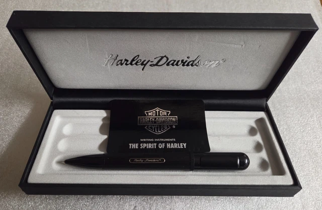 Stylo Roller Harley-Davidson Authentique - Occasion, Manque Le Clip, Peu Servi