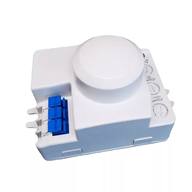 Détecteur Hyperfréquence Éclairage Capteur HF Radar de Mouvement  Micro-Ondes 360° Luminaire Ampoules LED Relais Automatique