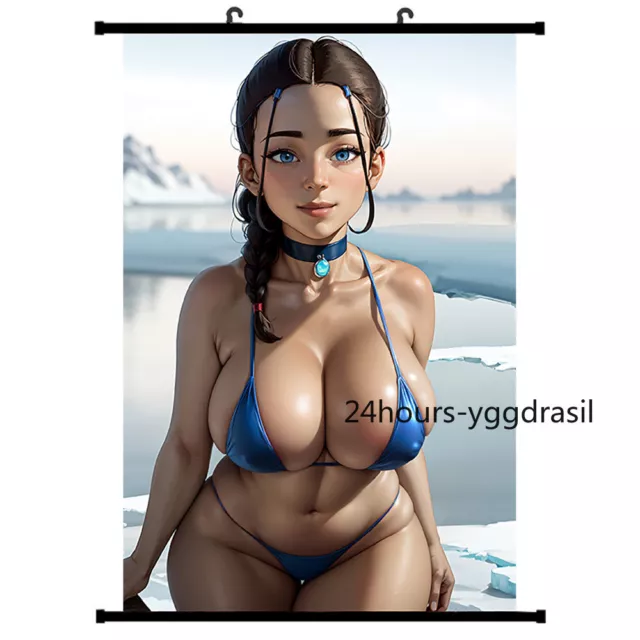 Anime Poster Katara Wall Scroll HD Painting Decor 60x90cm