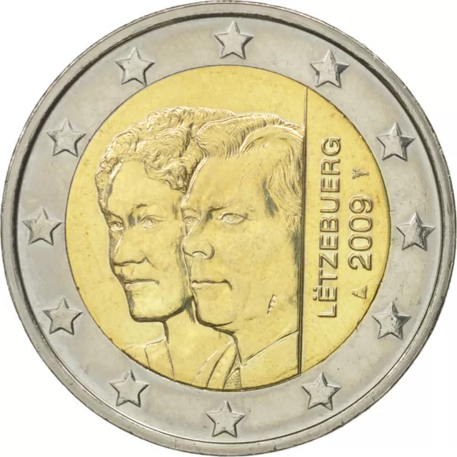 [#582435] Luxembourg, 2 Euro, 90th Anniversary of Grand Duchess Charlotte, 2009,