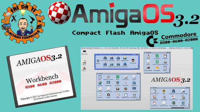 Kickstart ROM 3.2 per Commodore Amiga A500, A600, A2000 | UK