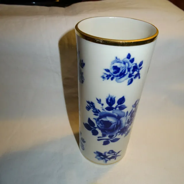 Kobalt Blau Keramik Vase Blumenvase Deko Blumen