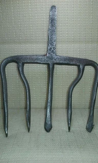 Vintage Hand Forged 5 Tine EEL Trident East Coast United States