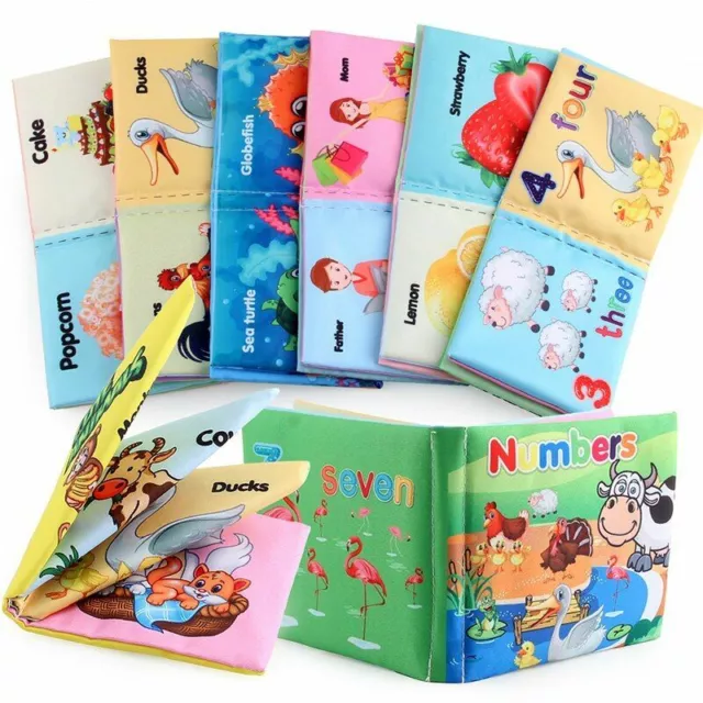 Baby Intelligence Development Cloth Book Cognize Reading Books Early Educational