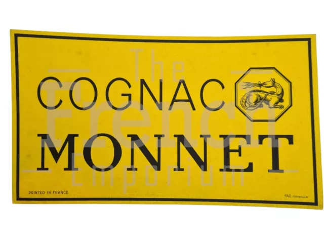 Buvard Ancien Cognac Monnet 20 X 11 Cm Rare!