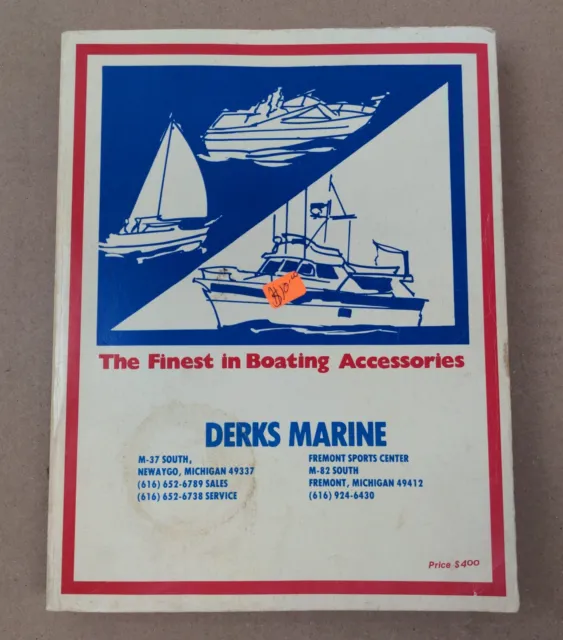 Boating Accessories Catalog ~ RETRO 1981 ~ DERKS MARINE