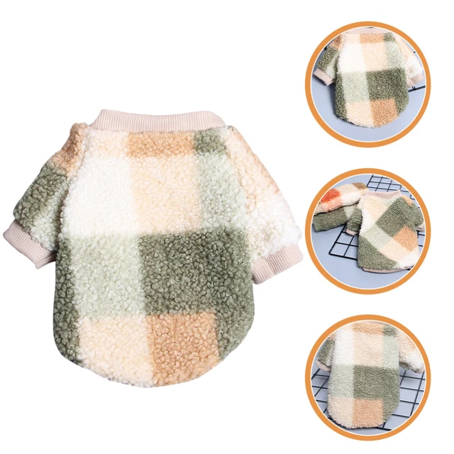 Ropa de conejo portátil lavable prendas de conejo perro ropa cálida conejo invierno