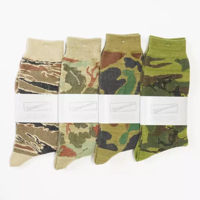 Anonymous Ism Camo Crew Socks 15196200 Made in Japan unisex New 4color