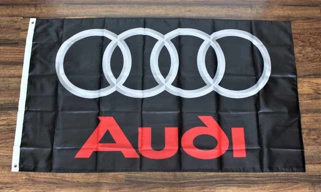 AUDI RACING BANNER Black Flag Motorsports Automobile Car Garage ...