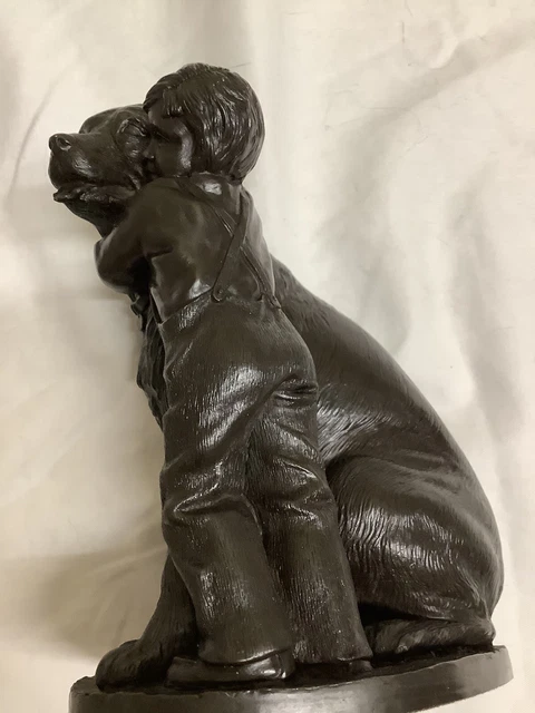 heredities figurines dog/small boy pauline parsons