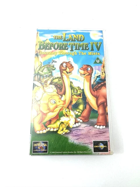 THE LAND BEFORE Time Iv Journey Through The Mists Vhs Video Tape ...