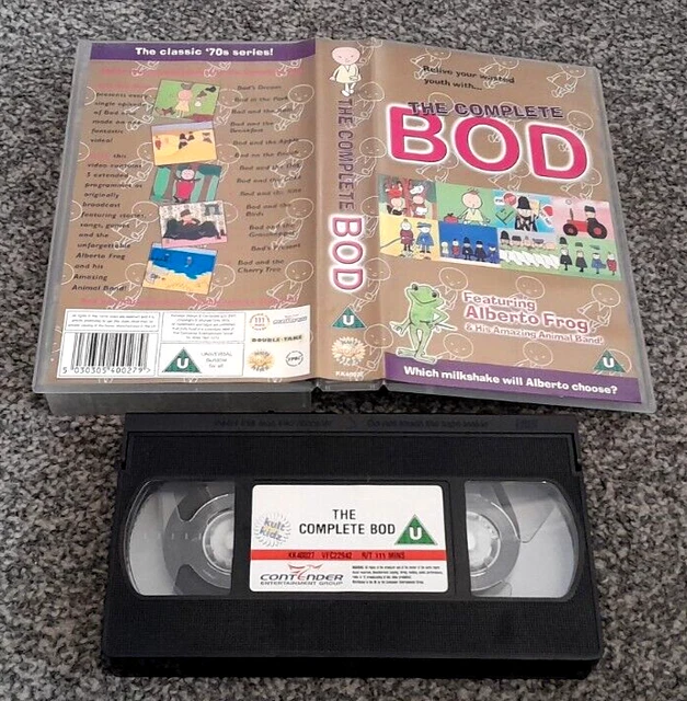 THE COMPLETE BOD Featuring Alberto Frog 13 Episodes Pal Vhs Video ...