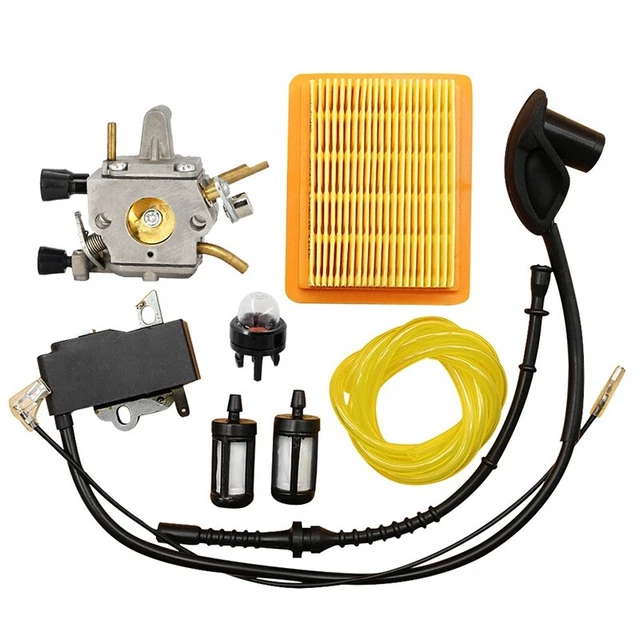 PER STIHL FS120 FS200 FS250 FS300 Set bobina di accensione e PER STIHL FS120 FS200 FS250 FS300 Set bobina di accensione e
