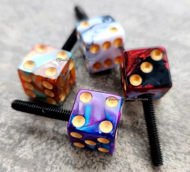 4 tornillos de contacto para máquina de tatuaje 8-32 hilo americano galaxia dados variedad hacia adelante