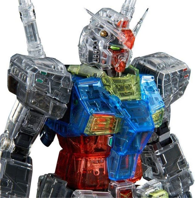 BANDAI PG UNLEASHED 1/60 RX-78-2 Gundam Clear Color Model kit Body Parts Robot