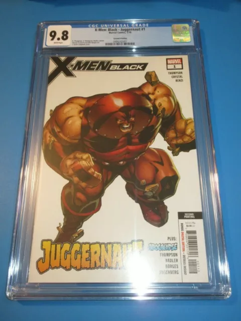 X-men Black Juggernaut #1 Rare 2nd print J Scott Campbell Variant CGC 9.8 NM/M