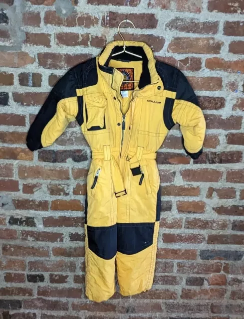 VINTAGE COULOIR KIDS Size 4 Snow Suit w/ Hideaway Hood $39.00 - PicClick