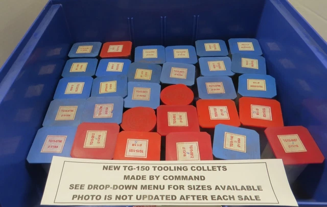 New Command Tg-150 Collets - Pick Your Size - $7.50 Shipping For Any Quantity