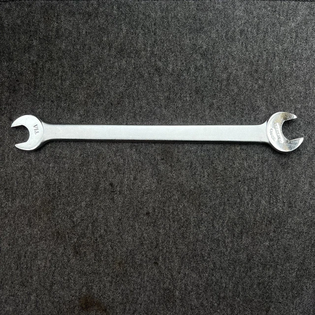 Vintage Indestro Super #T1A 7/16" x 1/2", Double Open End Wrench Made in USA