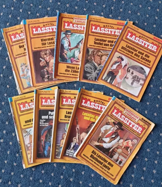 Lassiter Western Romane, 10 Stück