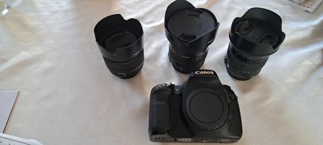 Canon EOS 7D 18 Mpix Appareil Photo Reflex Numérique + 3 objectifs