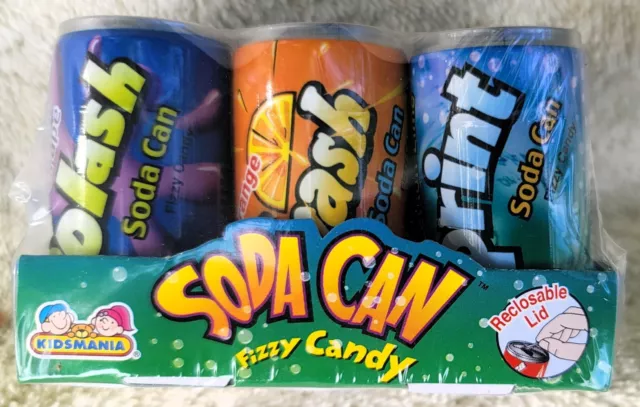 NRFB Soda Can Fizzy Candy from the 90s