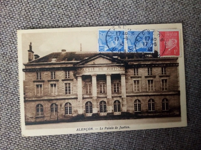 Cpa Alençon Le Palais De Justice