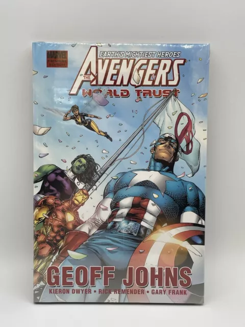 Avengers World Trust HC Geoff Johns Kieron Dwyer Remender Gary Frank, Sealed