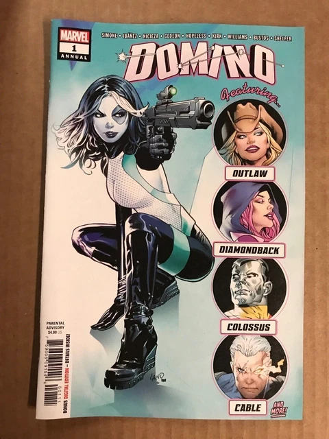 Domino Annual #1 First Print Marvel Comics (2018) Cable Colossus Diamondback