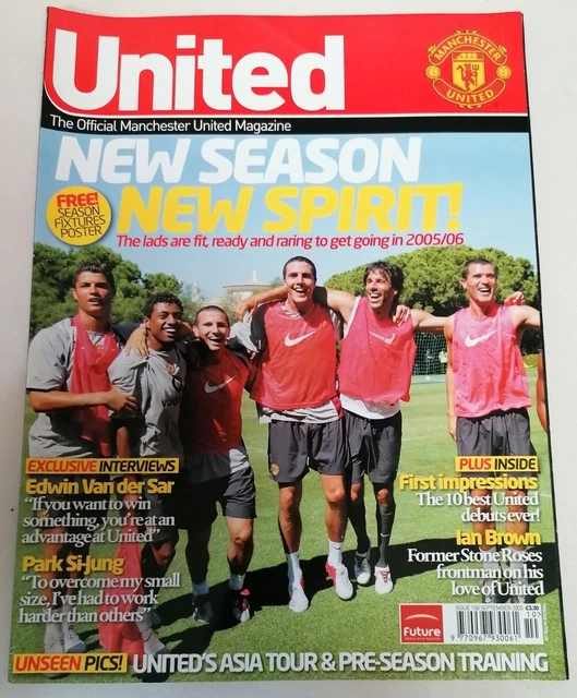 MAGAZINE - OFFICIAL Manchester United Magazine #158 Sep 2005 New Season ...