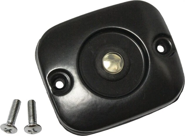 HardDrive Brake Master Cylinder Cover Front Black #29-063BK Harley Davidson