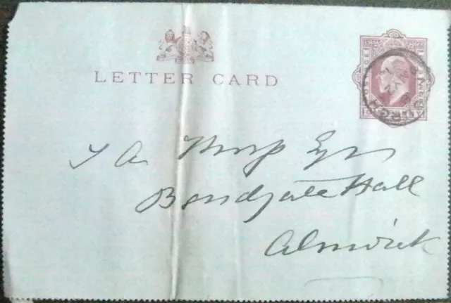 GB - King Edward VII - One Penny Letter Card - Postal Stationery - 1910