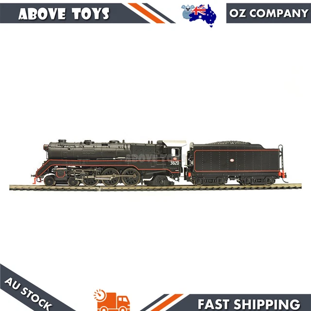 thumbnail interactive-video image 1 of ARM C38 Class Pacific 4-6-2 Steam Locomotive #3820 - HO Scale 1:87 NSW Livery 1 of 2