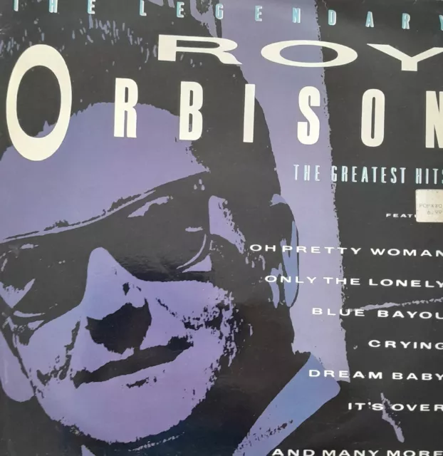 Roy Orbison The Legendary Roy Orbison Vinyl LP Telstar Star 2330 1988 Roy Orbison The Legendary Roy Orbison Vinyl LP Telstar Star 2330 1988