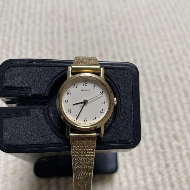 SEIKO 4N21-0042 OROLOGI da polso rotondi in acciaio inossidabile
