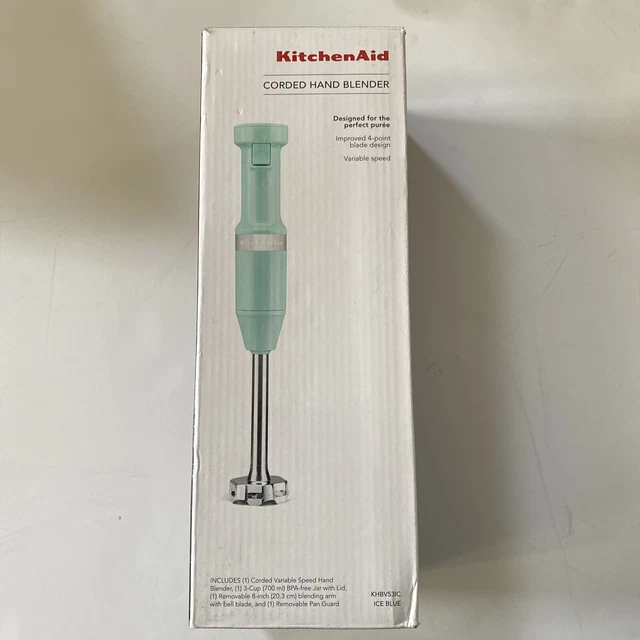 KITCHENAID CORDED VARIABLESPEED Hand Blender Ice KHBV53IC Ice Blue