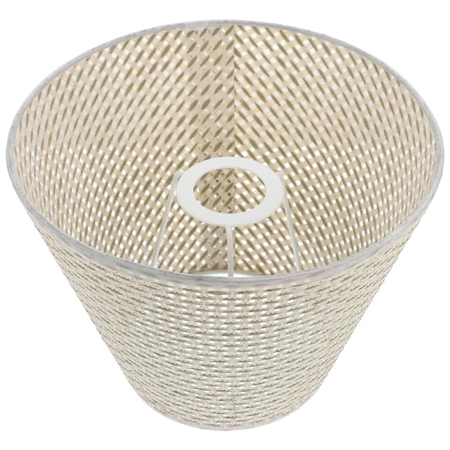 Paralume In Rattan Intrecciato A Sospensione - Coprilampada In Tessuto Per Lampadario - Design Ecologico Per Soggiorno, Camera Da Letto