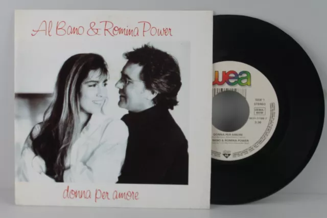 7" - AL BANO & ROMINA POWER - Donna Per Amore - Non Piangere - WEA // 1990