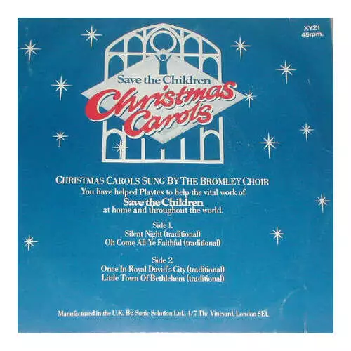 Der Bromley Chor - Save the Children - Weihnachtslieder (Vinyl) 2