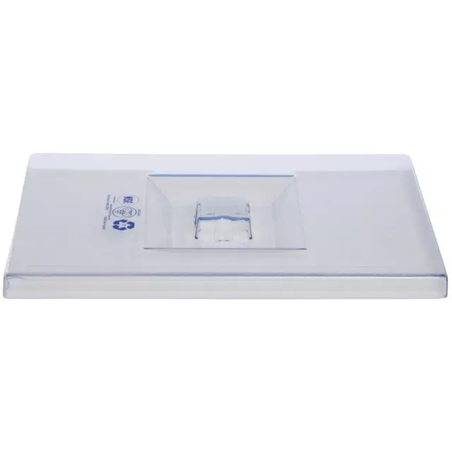 New Faribo 434-2H White 14-3/4" x 9-1/2" Poly Cover For P434 Bin Lot of  one (1)