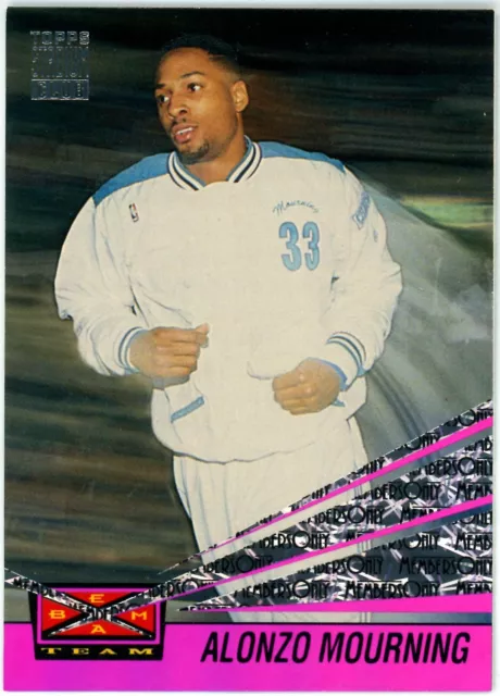 1993-94 Topps Stadium Club - Beam Team Members Only - ALONZO MOURNING - #10