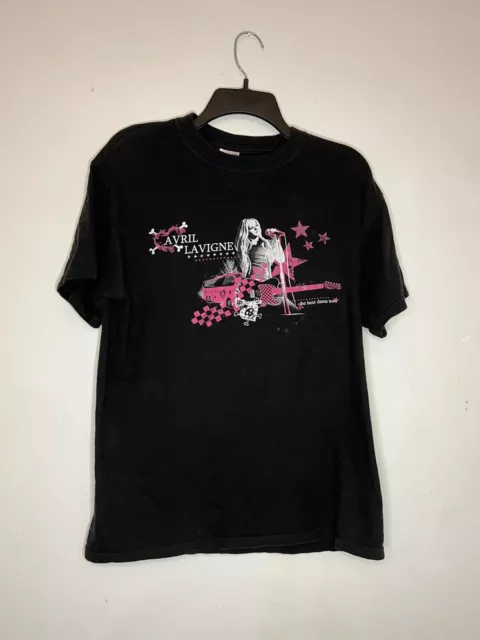 Y2K Avril Lavigne Shirt The Best Damn Tour 2008 Men's Medium